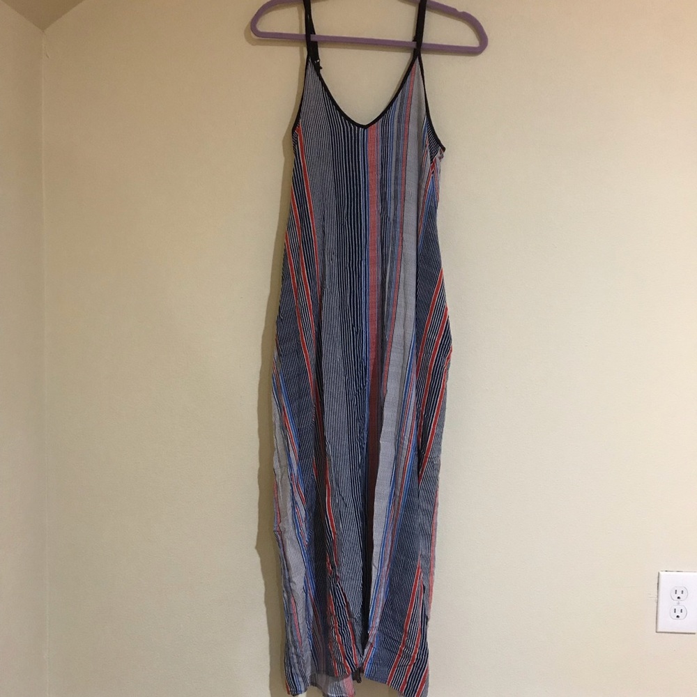 M Charming Charlie Striped Maxi Dress